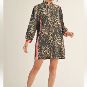 Jodifl Leopard Dress - Sz Small